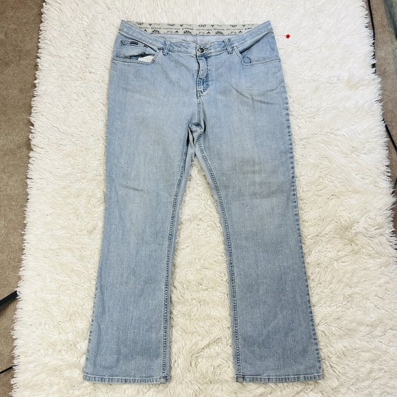 Gap Waistband Stretch Stonewash Jeans 
